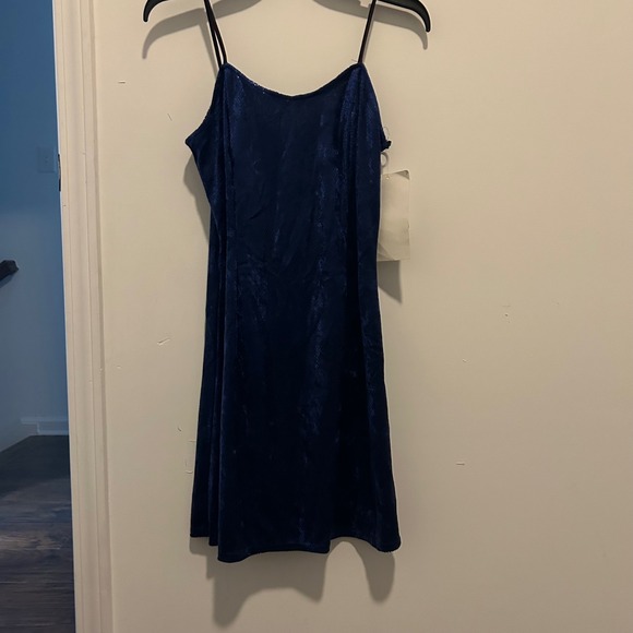 Jessica McClintock Velvet Mini Dress Party Cocktail Vintage Size 9/10‎ - Picture 1 of 6